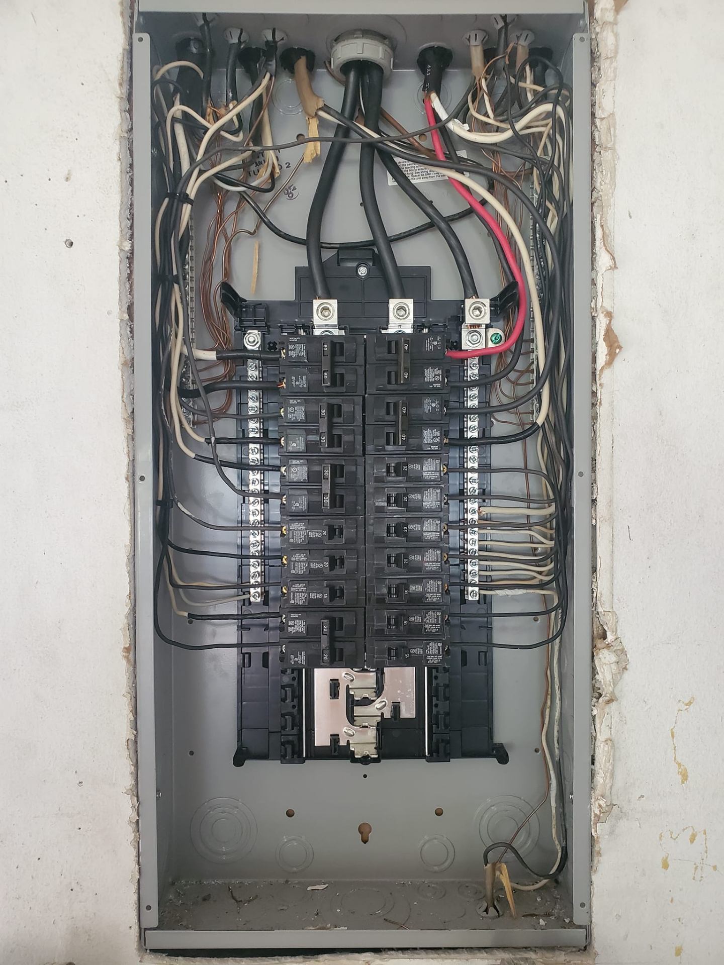 After: Modern upgraded electrical panel